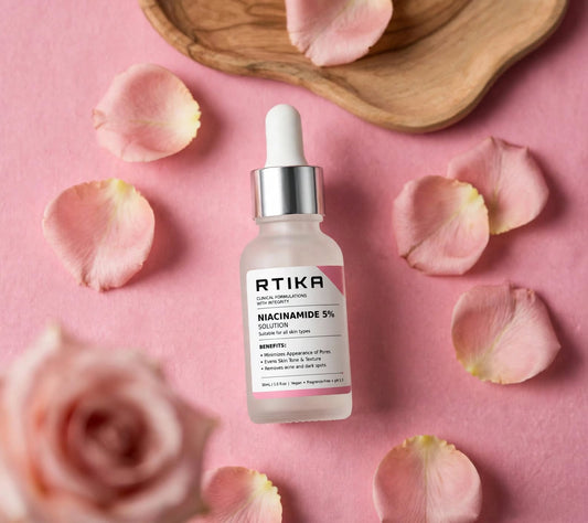 RTIKA - Niacinamide 5% Solution - 30ml (Dermatologist tested)